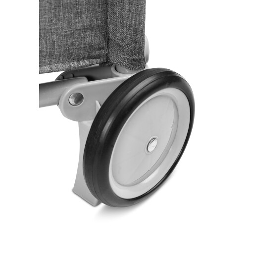 Patut Pliabil Caretero Basic Plus Graphite, 2 Nivele - imagine 4