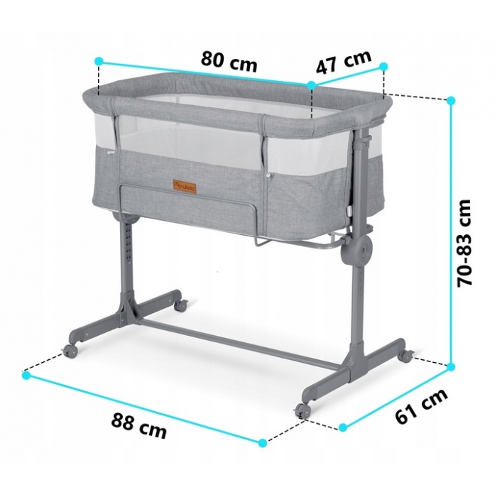 Patut culisant Nukido NK-243 Gri - Proximitate și siguranță - imagine 8