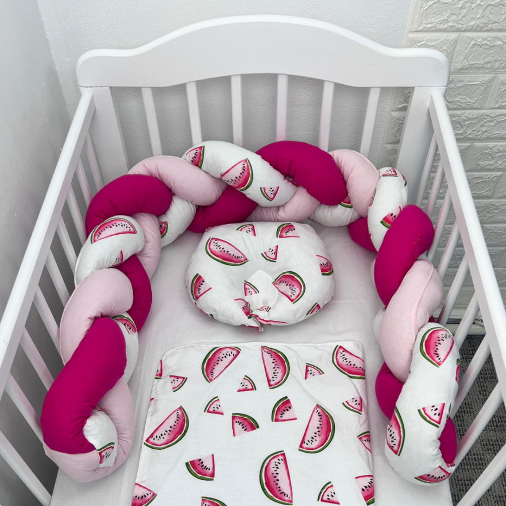 Lenjerie Pat 120x60 cm cu Aparatoare Deseda