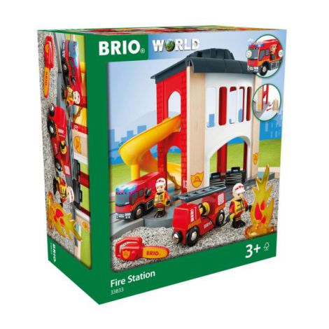 Stație de Pompieri Brio 33833 - Trenulete Lemn - imagine 2