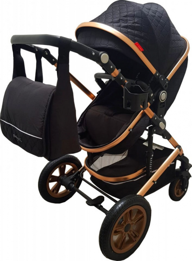 Baby Care Pro 530 - Carucior 3 in 1 Negru - imagine 3
