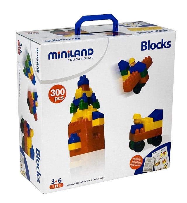 Joc Caramizi Miniland 300 buc - Creativitate