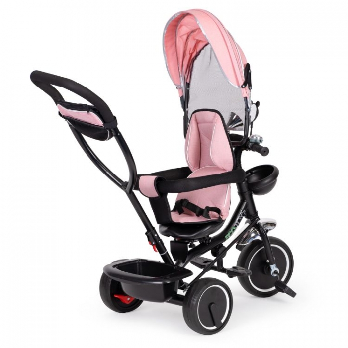 Tricicleta Ecotoys Roz cu Sezut Rotiv | 12 Luni+ - imagine 4