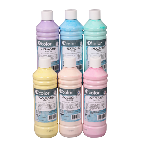Set Guasa Ocolor 6 Culori Pastel