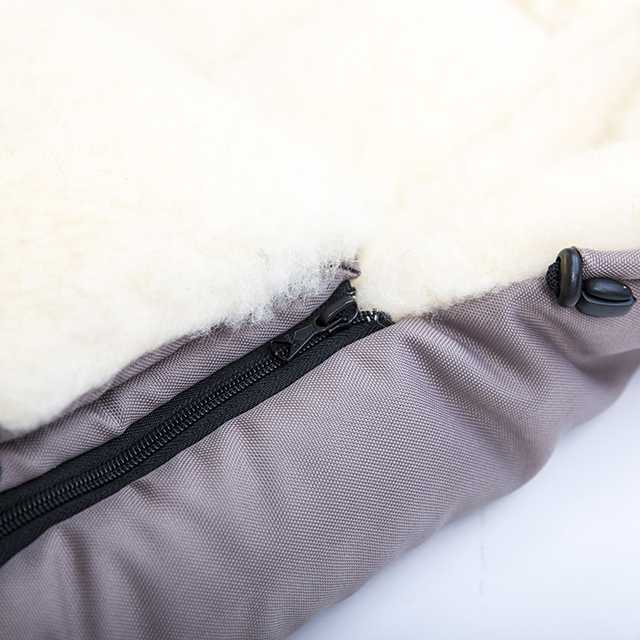 Sac Iarnă Cărucior Womar Zaffiro Lână Naturală - imagine 3