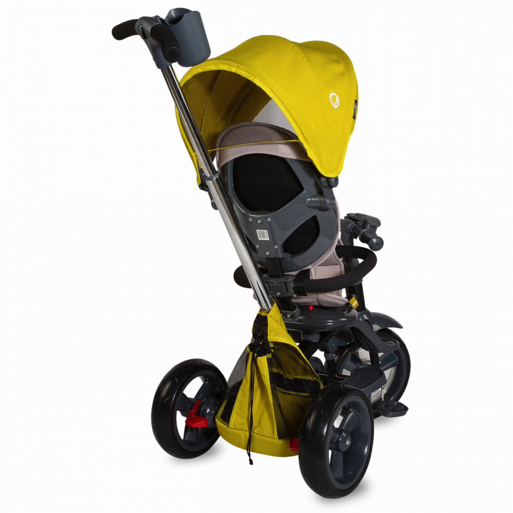 Tricicleta Coccolle Velo Mustar 4în1, Pliabilă