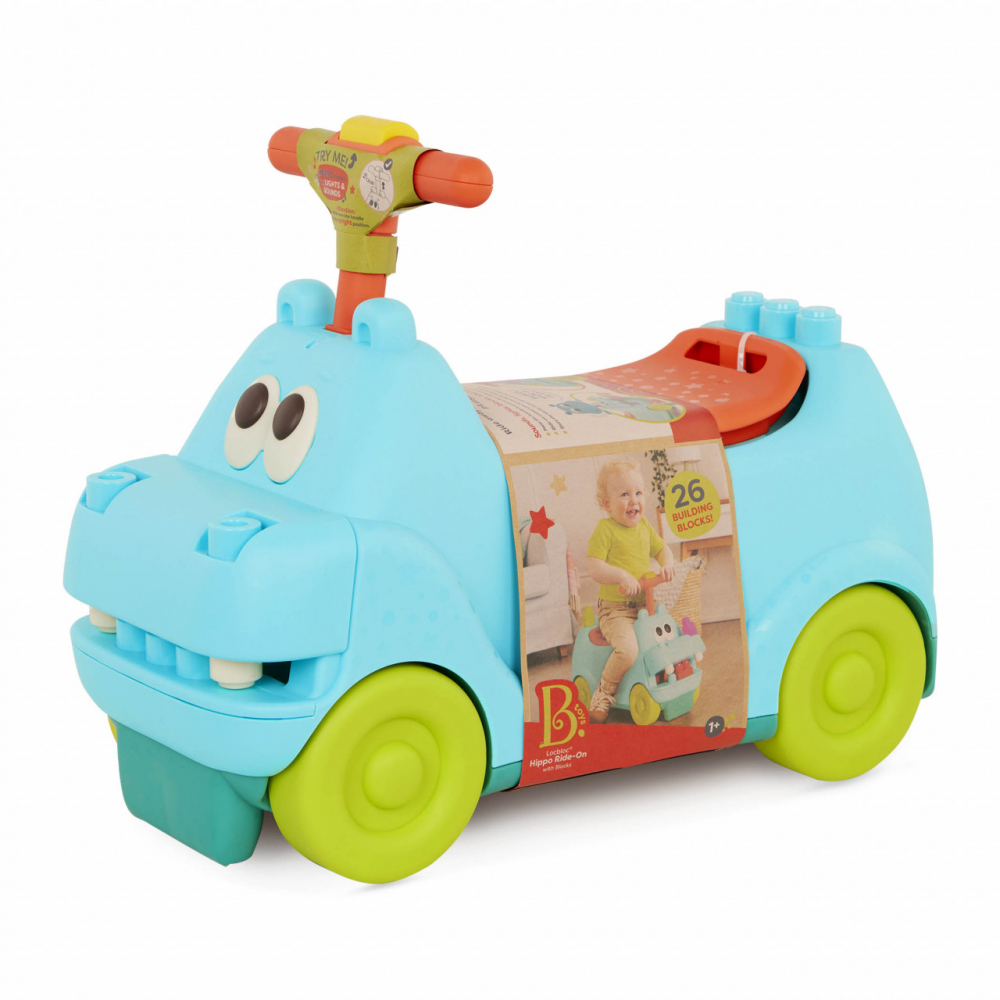 BToys Hipopotam Vehicul 3-în-1 cu Cuburi - imagine 5