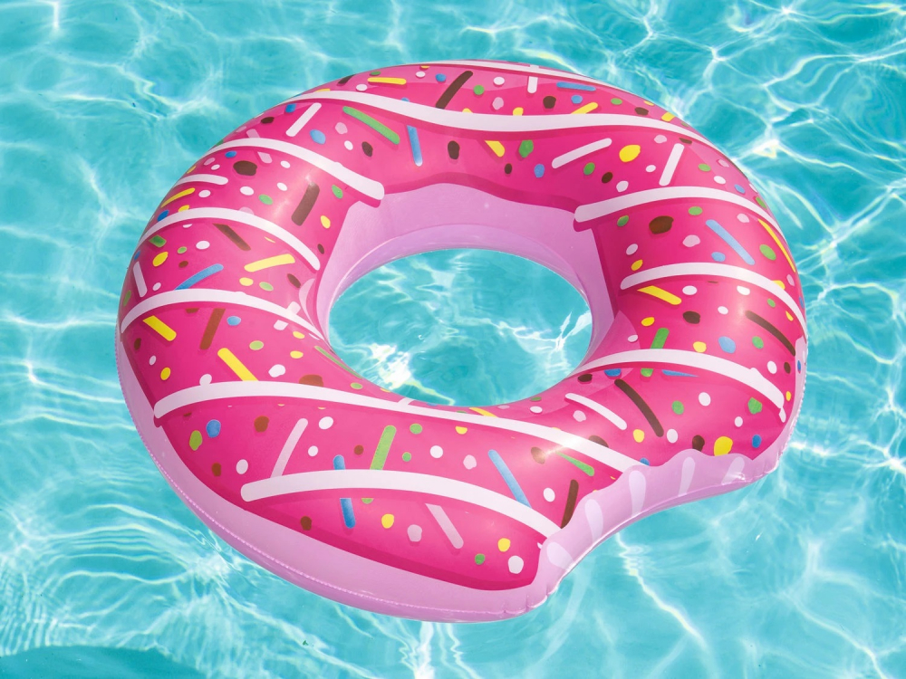 Colac Gonflabil Bestway Donut Roz 107cm - imagine 2