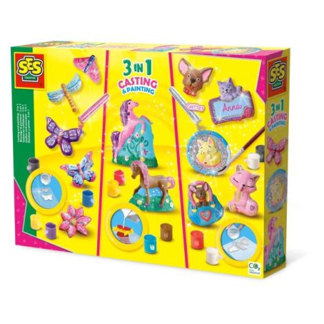 Set Creativ Mulaj & Pictura 3-in1 Ses Creative