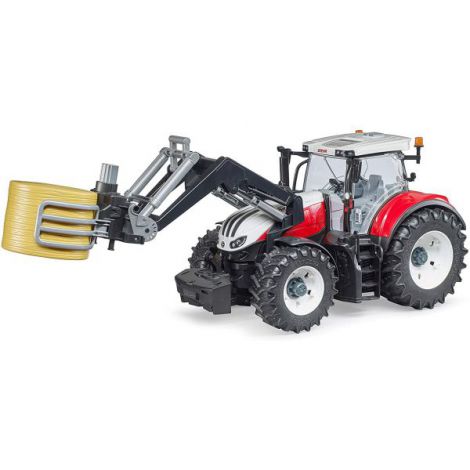 Bruder Agrafă și Balot Rotund - Accesorii Tractor - imagine 3