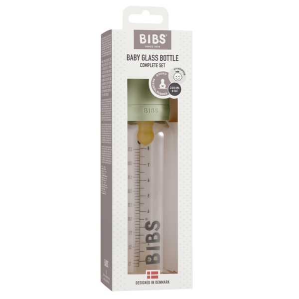 Bibs Biberon Sticlă Anticolici 225 ml Sage