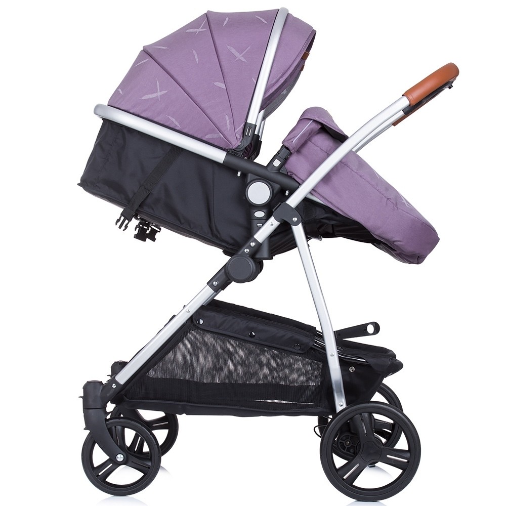 Carucior Gemeni Chipolino Duo Smart 2 in 1, Aluminiu - imagine 6