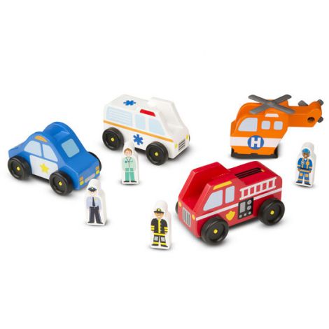 Set Vehicule Intervenție Melissa & Doug