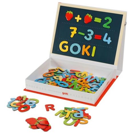 Set Educativ Goki, 122 Piese Magnetice