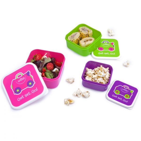 Trunki Snack Pots Pink - 3 Cutiute Gustări - imagine 5