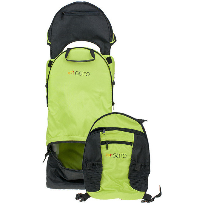 Rucsac Transport Copii Guto Deluxe Verde, 1.6 kg - imagine 2