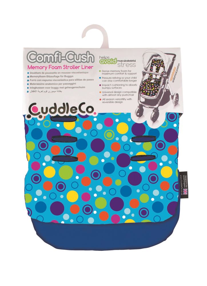 Saltea Carucior CuddleCo Comfi Cush Spot the Dot