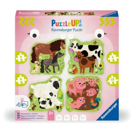 Puzzle Up Ferma Ravensburger 4-10 piese