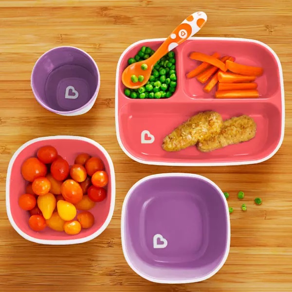 Set 2 Farfurii Munchkin Splash Compartimentate - imagine 2