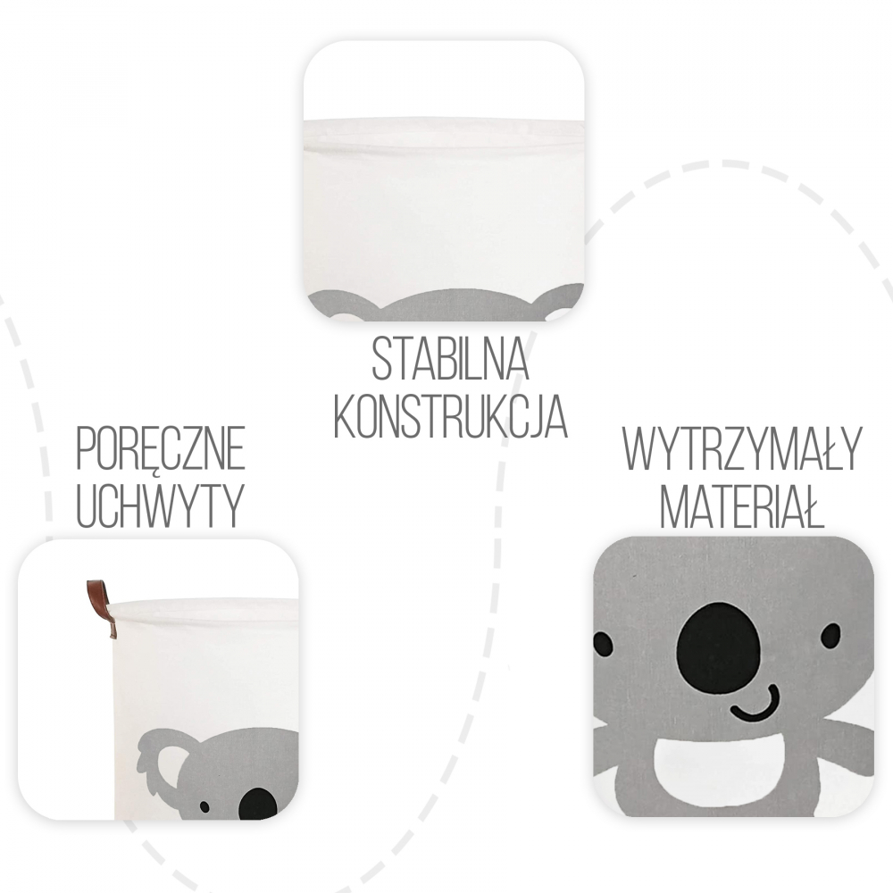 Cos Pliabil Sipo Bumbac 43L - Organizare Eficientă - imagine 5