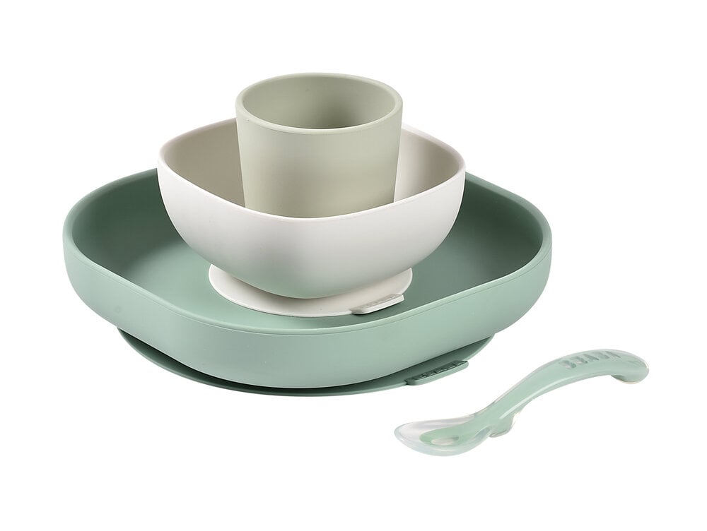Set masa Beaba Sage Green 4 piese