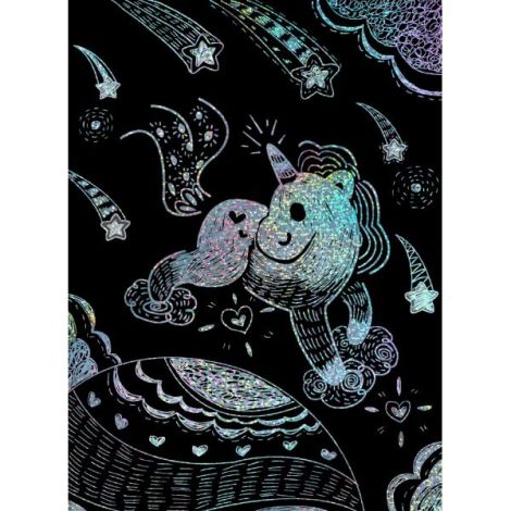 Avenir Scratch Art Unicorn - Set Creativ 3+ - imagine 2