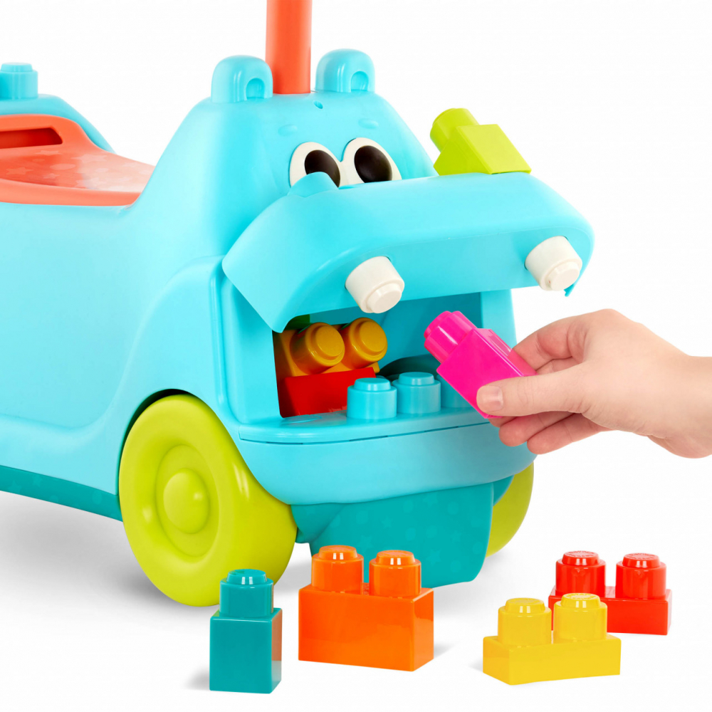 BToys Hipopotam Vehicul 3-în-1 cu Cuburi - imagine 2
