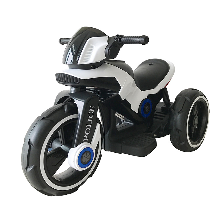 Nichiduta Police White 6V - Motocicleta electrica copii - imagine 3