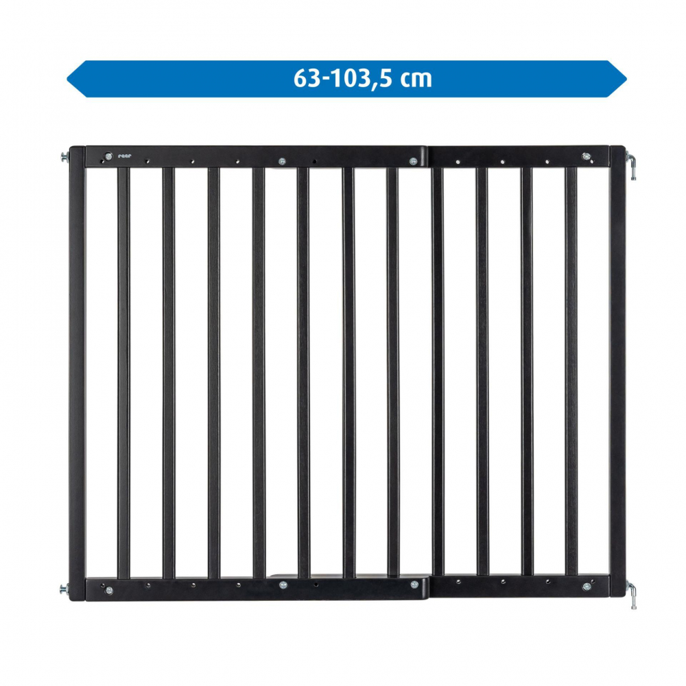 Poarta Reer Black 63-103.5cm Siguranță Copii