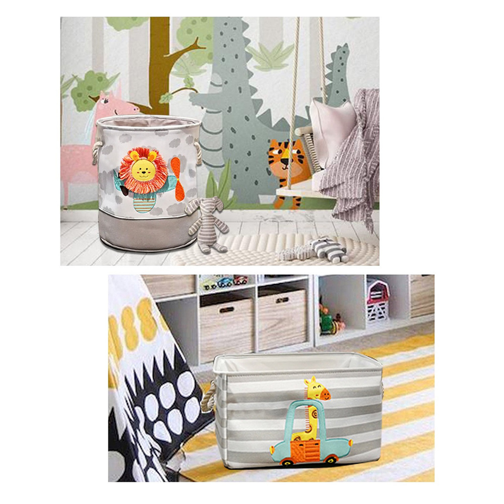 Cos Pliabil Ginger Home Lion Depozitare Jucării - imagine 7