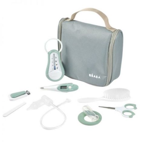 Set Ingrijire Beaba Sage Green 9 Accesorii