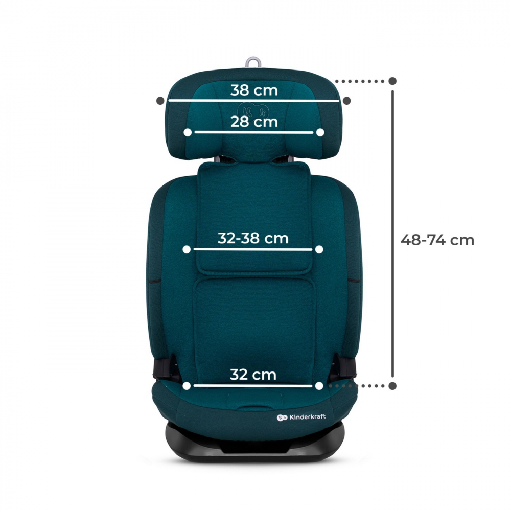 Scaun Kinderkraft i-Size 76-150cm - Siguranță maximă - imagine 7