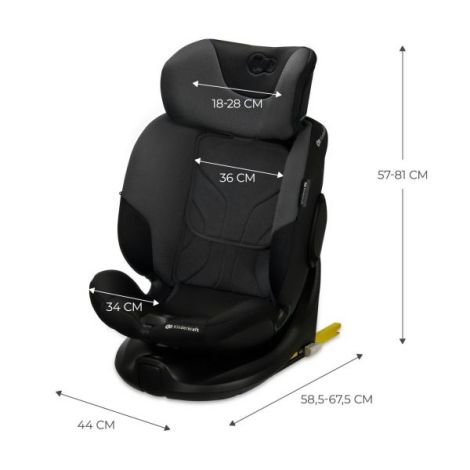 Kinderkraft I-FIX: Scaun Auto i-Size 40-150cm - imagine 2