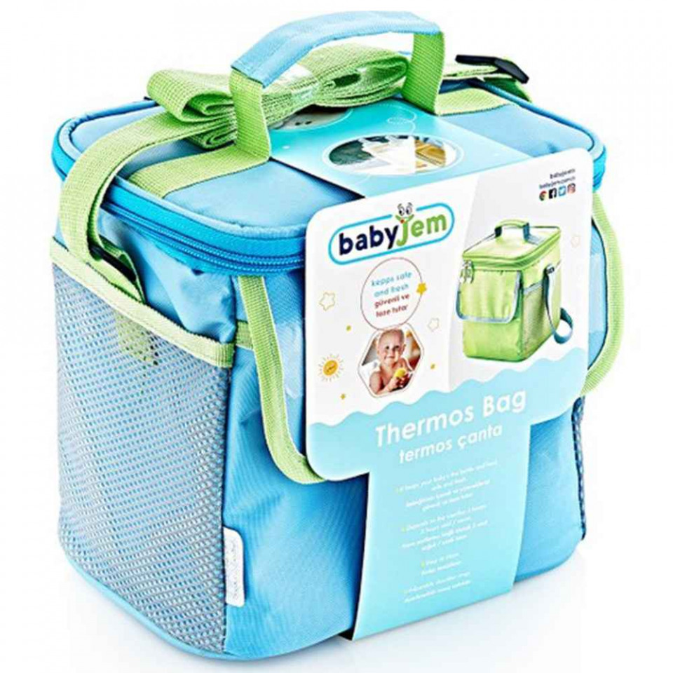 Geanta Termoizolantă BabyJem Turcoaz | Thermos Bag - imagine 3