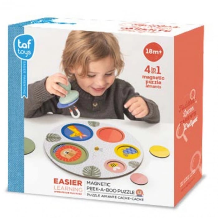 Joc Magnetic Taf Toys Puzzle Peek-a-Boo | Jucărie Educativă