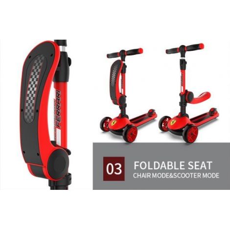 Trotineta Ferrari Twist cu Scaun - Mesuca - imagine 9