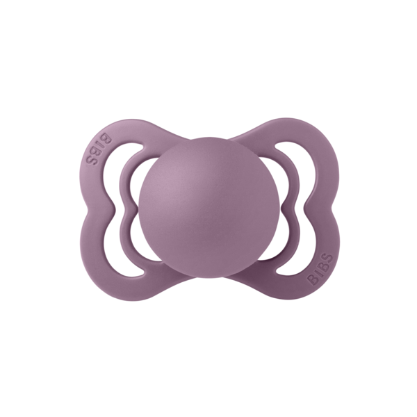 Suzeta Bibs Supreme Latex, Simetrică, 0+, Mauve - imagine 4