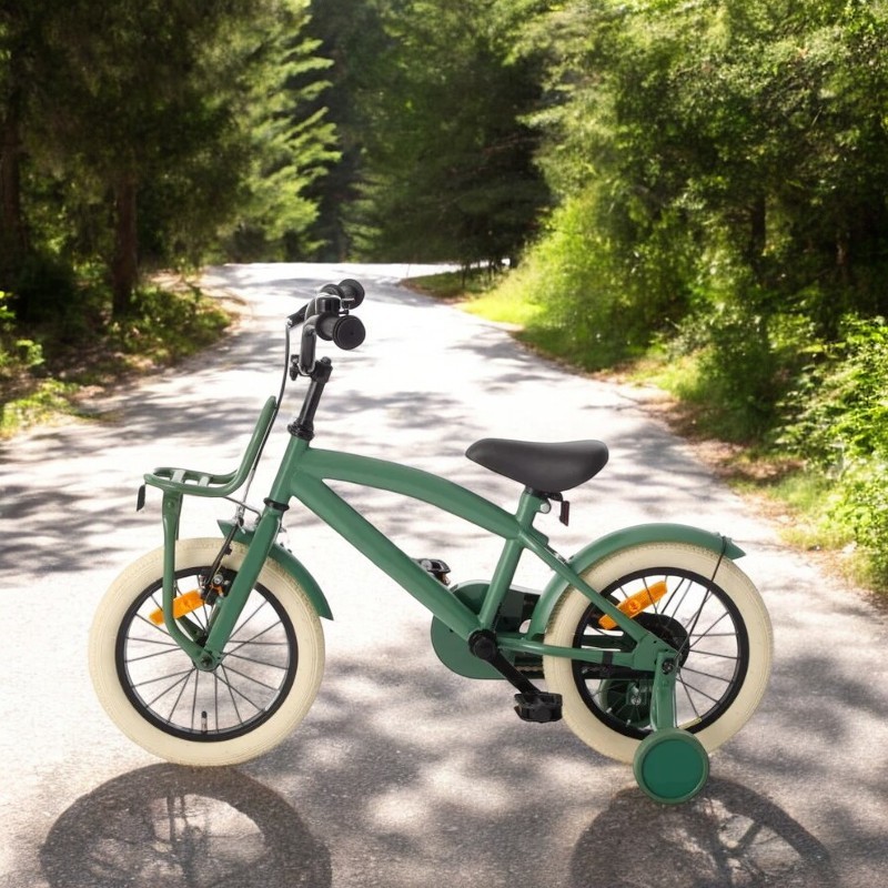 Procart Verde 12" - Bicicleta Copii cu Roti Ajutatoare - imagine 3