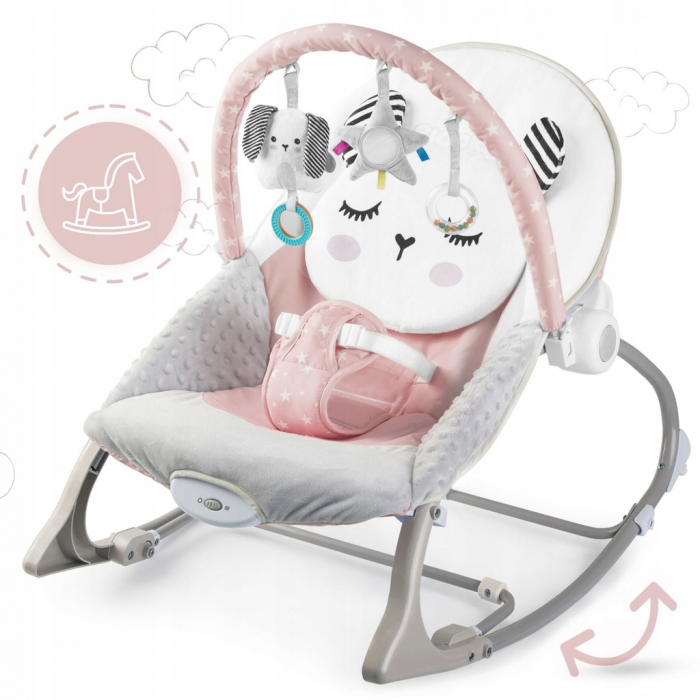 Balansoar Panda Ricokids cu Vibrații