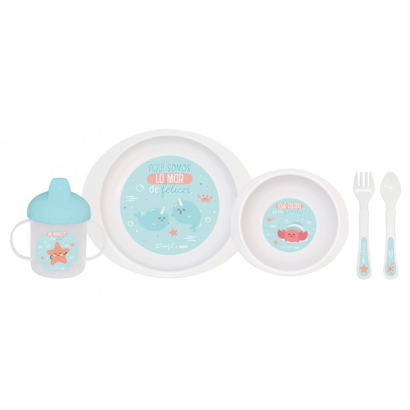 Set Masa 5 Piese Saro Baby - Alimentație Sigură - imagine 6