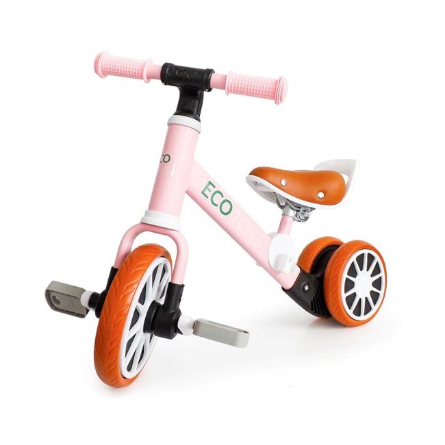 Bicicleta Ecotoys LC-V1307 Roz, 2-4 Ani - imagine 7