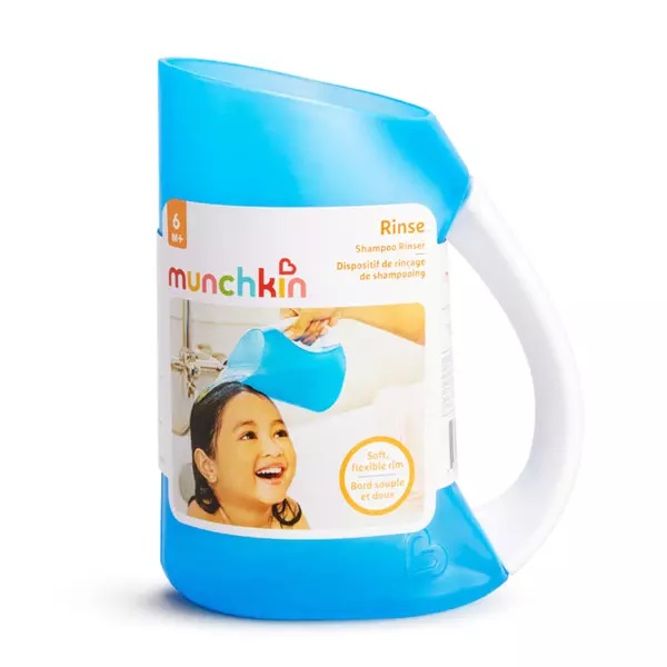 Recipient Clătire Șampon Munchkin Blue, Baie Fără Lacrimi