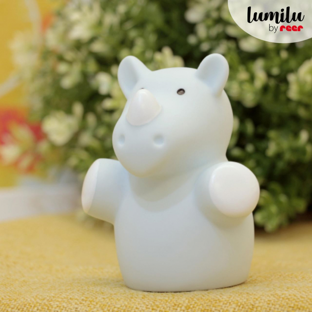 Lampa veghe LED Reer Mini Zoo Rinicher Albastru - imagine 3