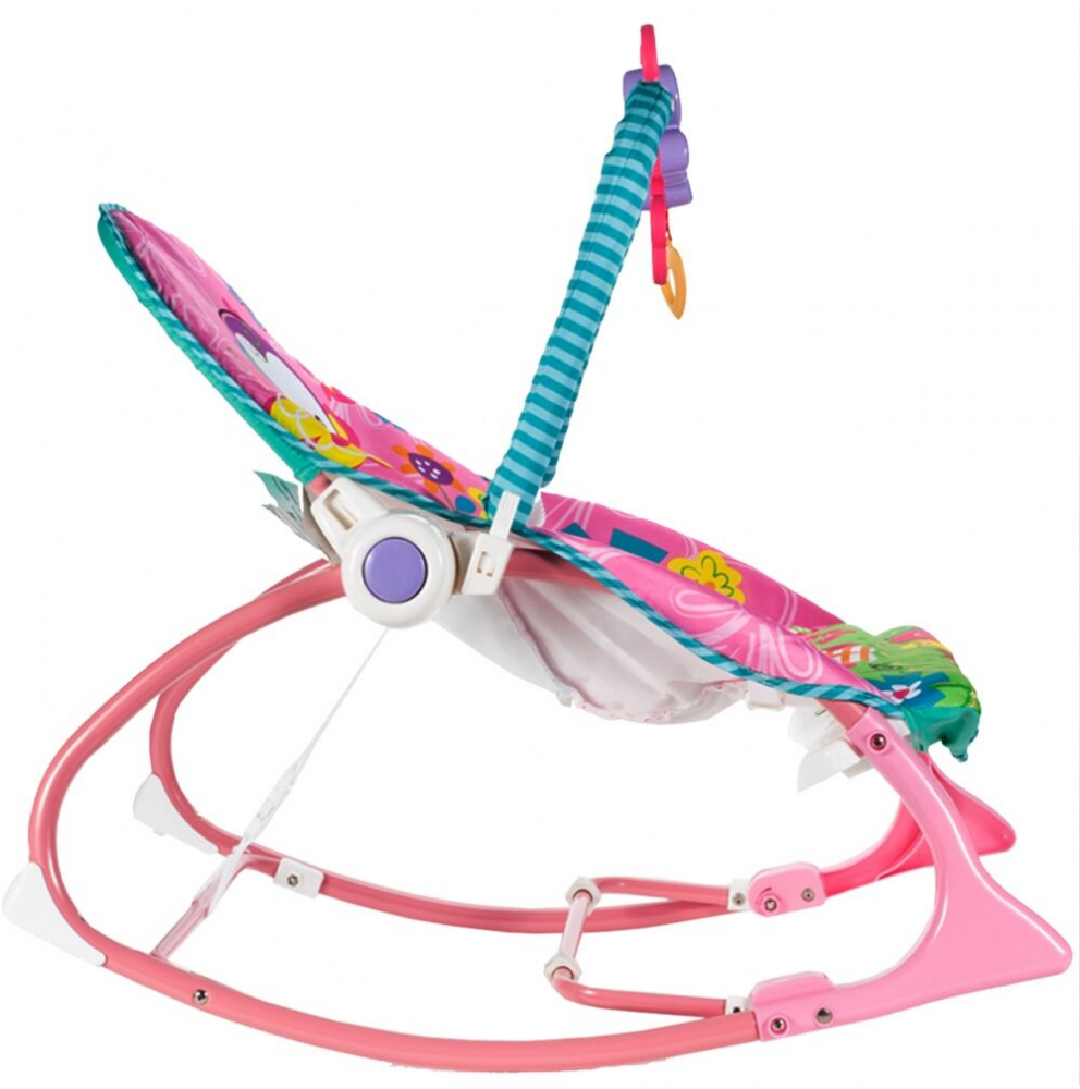 Balansoar Pliabil Malplay cu Vibrații Pink Monkey - imagine 5