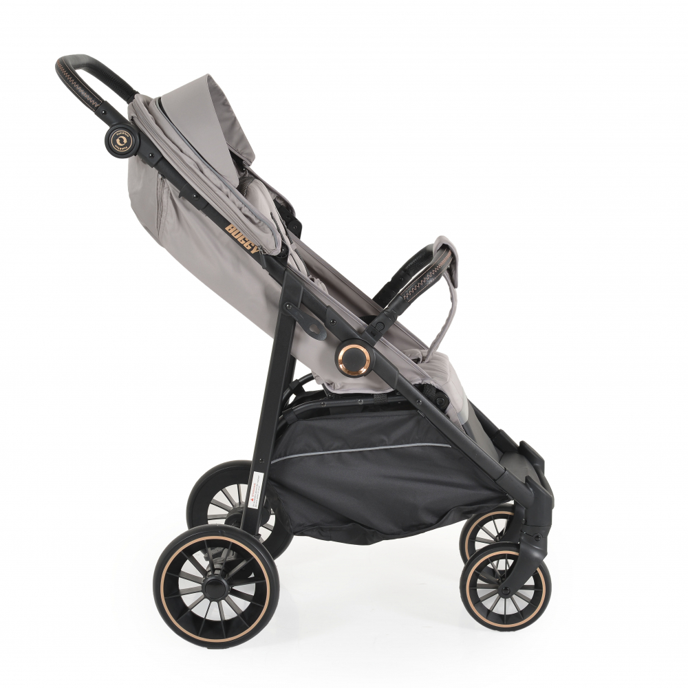 Carucior Moni Buggy Grey, Aluminiu, 0-22kg - imagine 6