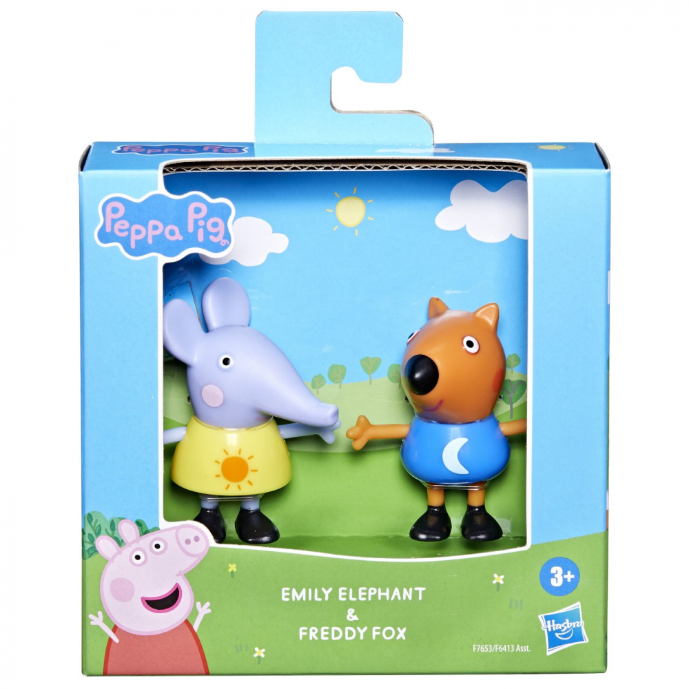 Set 2 Figurine Peppa Pig: Emily și Freddy Hasbro