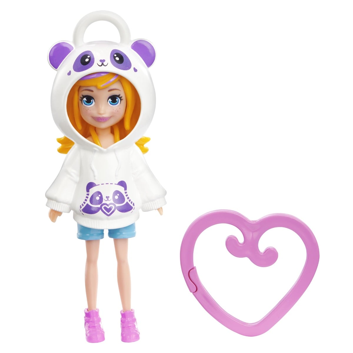Papuci Polly Pocket cu Hanorac Ursuleț