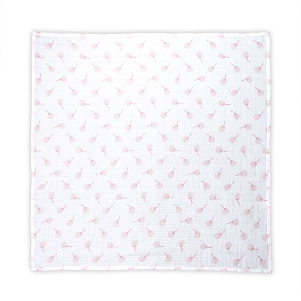 Scutec Muselina Lorelli Rose Floral 80x80 cm - imagine 2