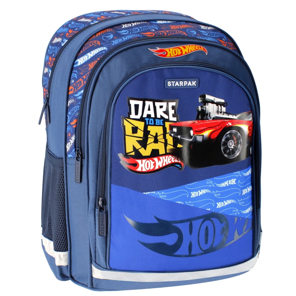 Ghiozdan Starpak Hot Wheels, Spatios si Impermeabil
