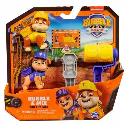Set Figurine Paw Patrol Rubble & Mix Spin Master